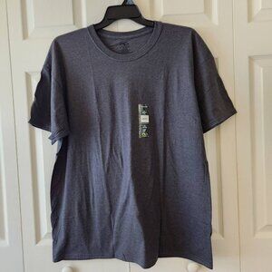 Athletic Works Mens Breathable Tee XL Loose Fit Charcoal Gray Heather